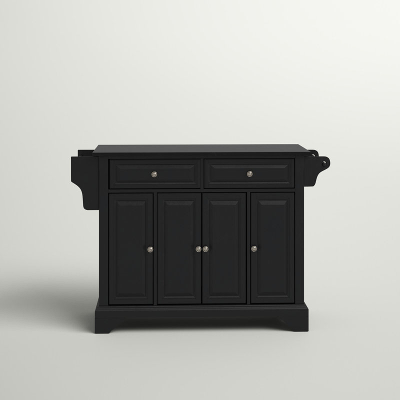 Three Posts™ Royce Granite Kitchen Island & Reviews Wayfair